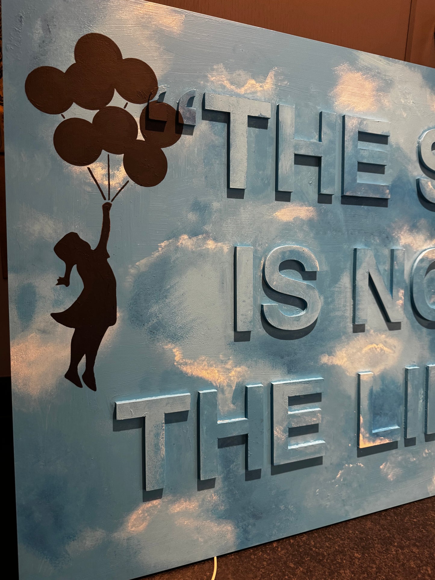 'Sky Is Not The Limit' - Limited Edition Painting