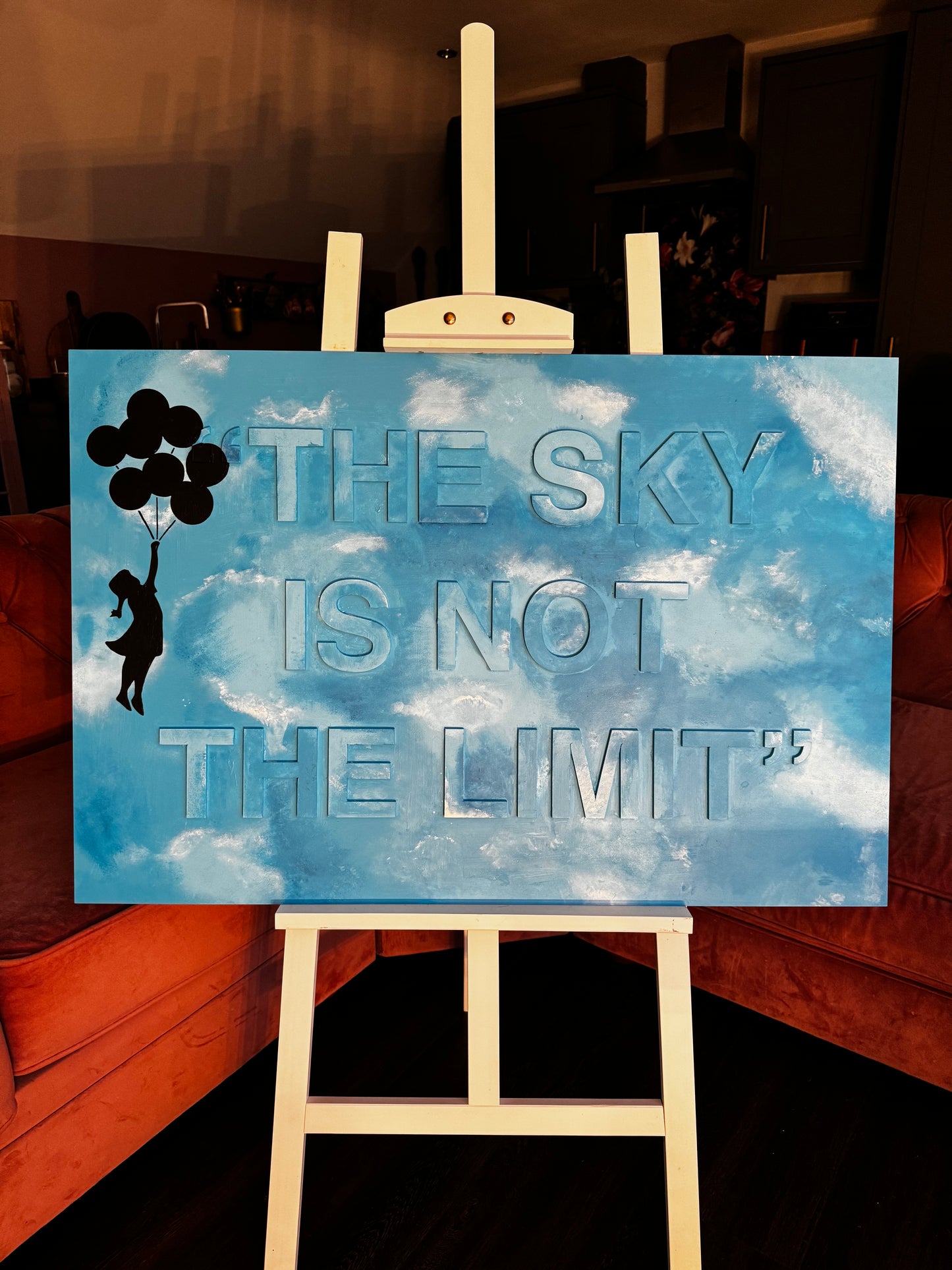 'Sky Is Not The Limit' - Limited Edition Painting