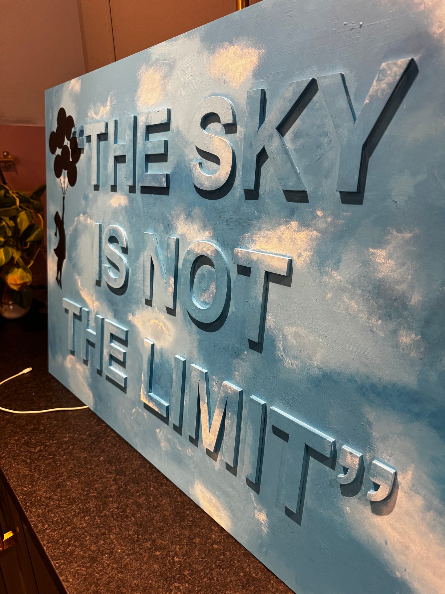 'Sky Is Not The Limit' - Limited Edition Painting